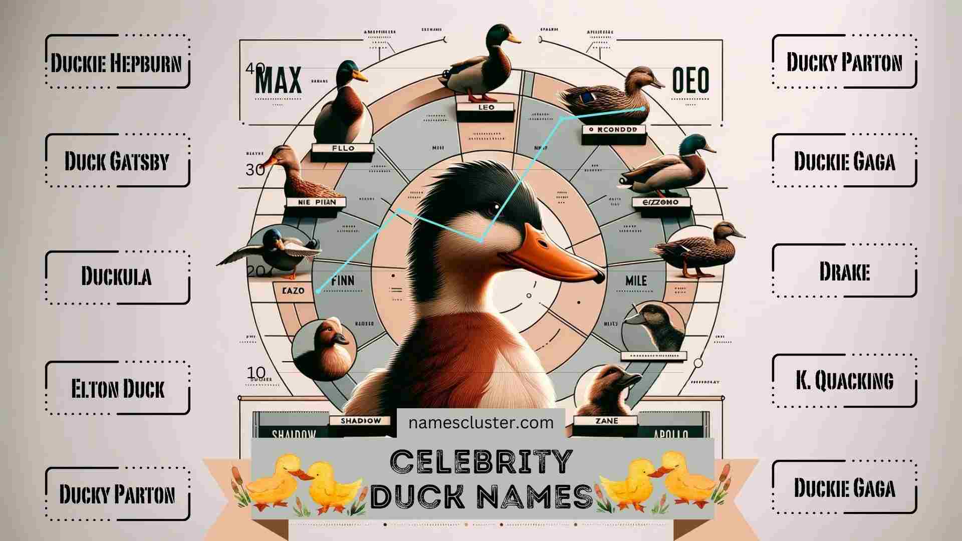 400+ Unique and Creative Duck Names Names Cluster