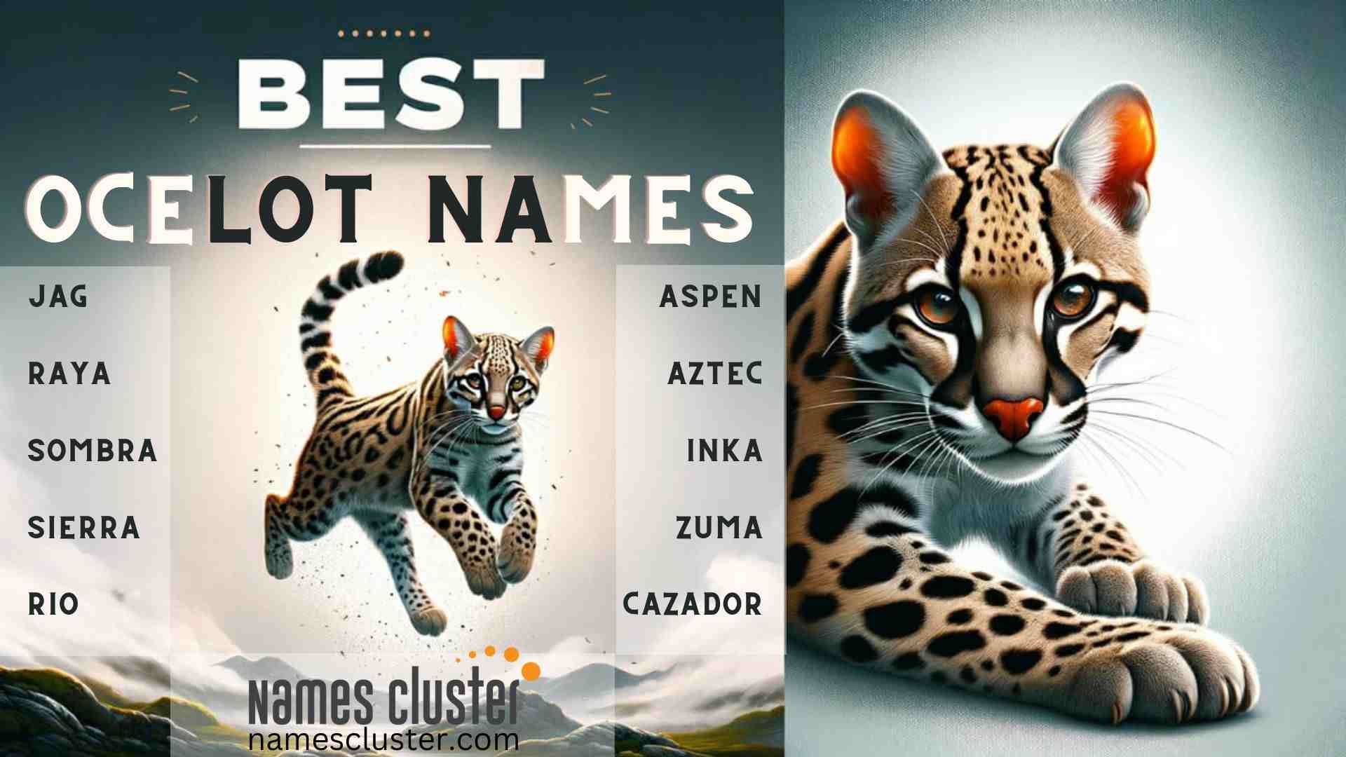 150+ Creative and Unique Ocelot Names for Exotic Pets